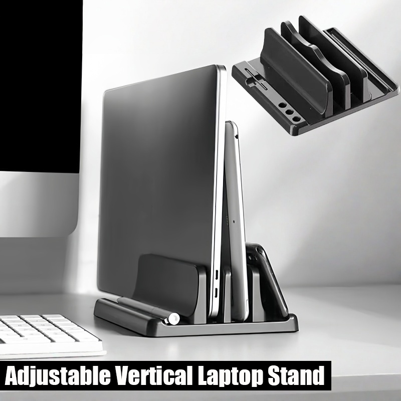 Vertical Laptop Stand - Support vertical pour ordinateur portable, support