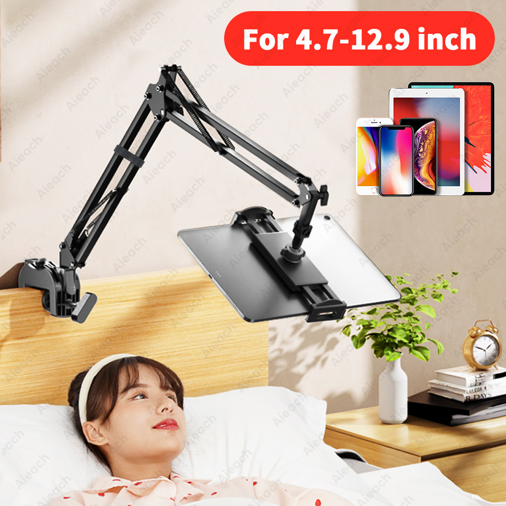 Desk Setup Ipad - Support de tablette réglable pour lit,