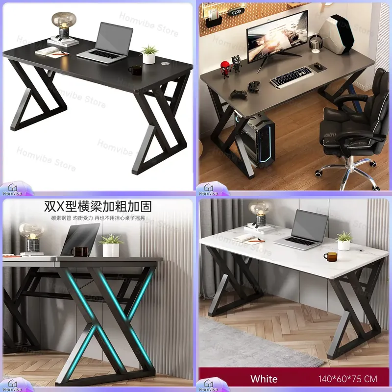 Desk Setup L Shaped - Bureau d'ordinateur moderne et minimaliste pour