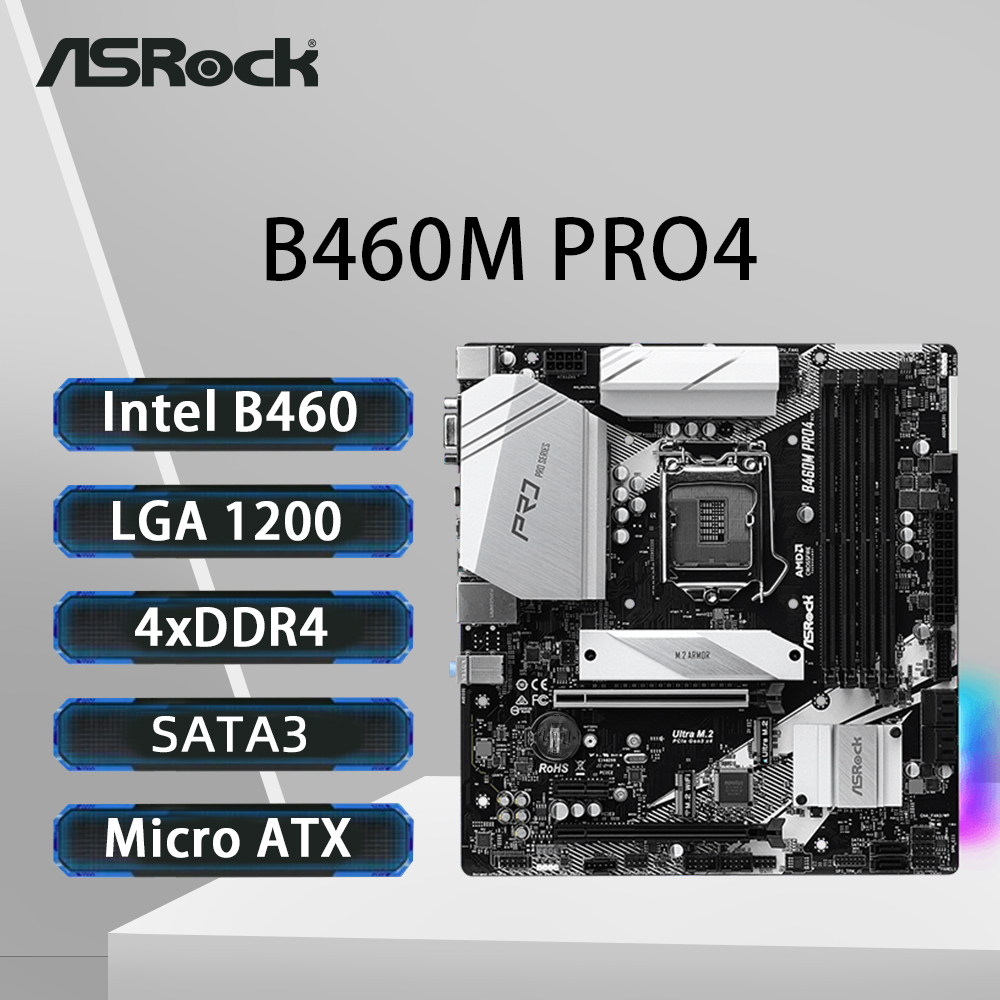 Intel Cpu Core I9 - ASRock B460M PRO4 carte mère LGA