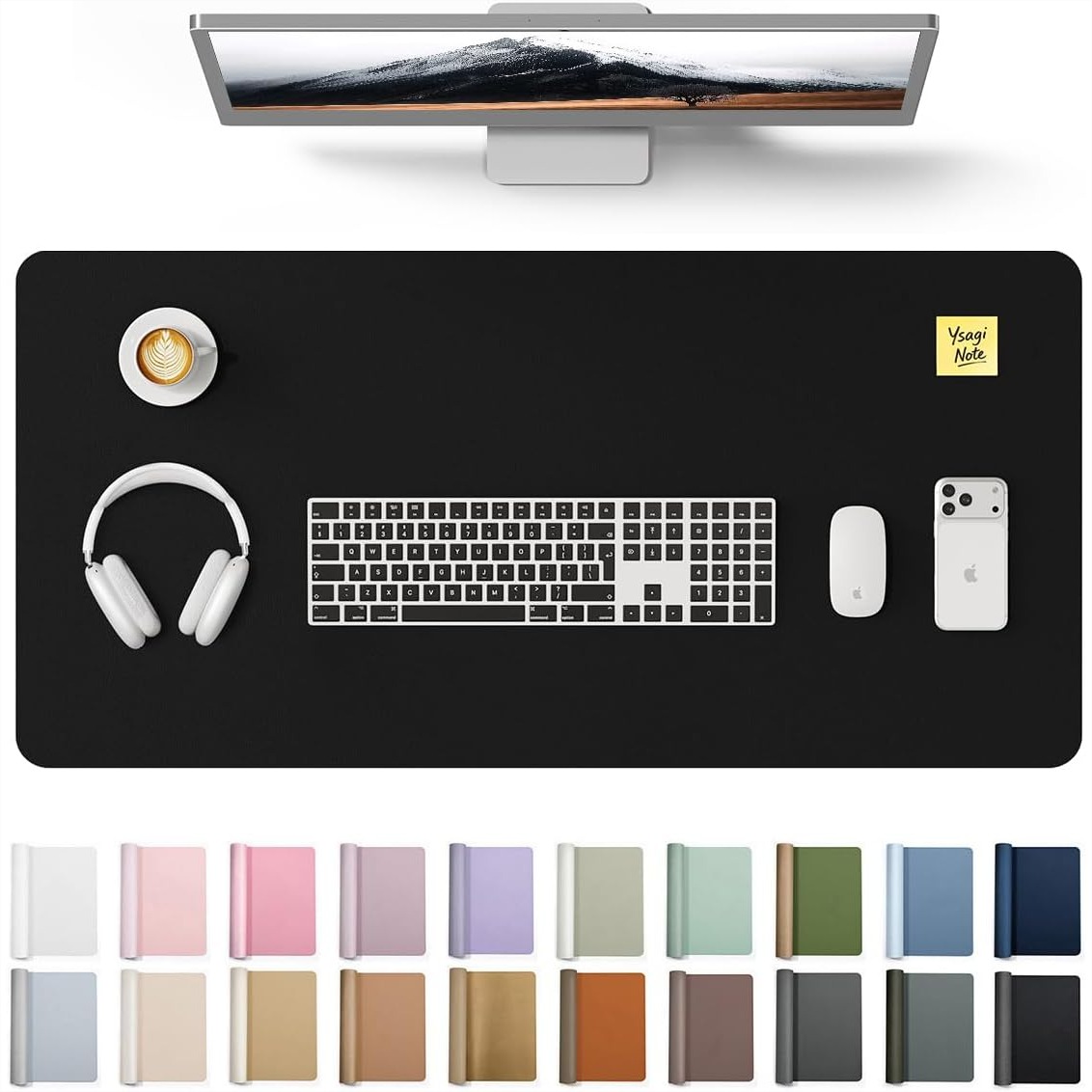 Desk Pad Leather Large - Grand tapis de bureau en cuir