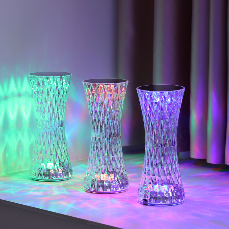 Led Desk Light Usb - Lampes de chevet en cristal, décorations