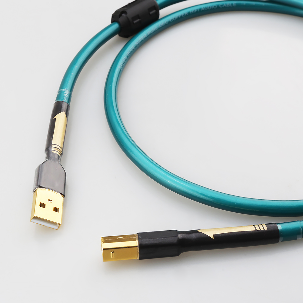 Desk Hifi Setup - Audiophile-Câble OCC USB A vers B,