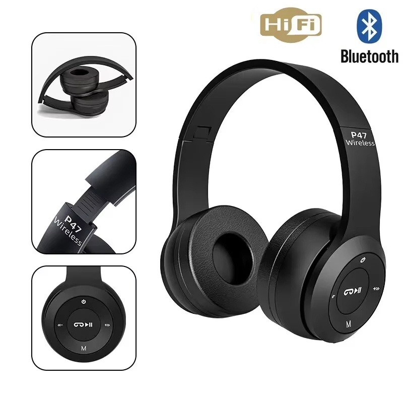 Desk Hifi Setup - Écouteurs stéréo hi-fi Bluetooth, série pliante,