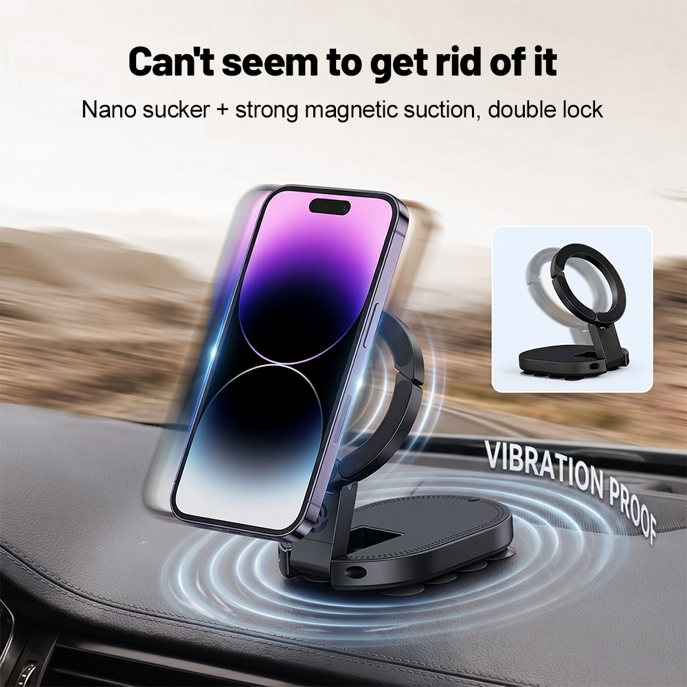 Vertical Laptop Stand - 360 ° Support de téléphone magnétique
