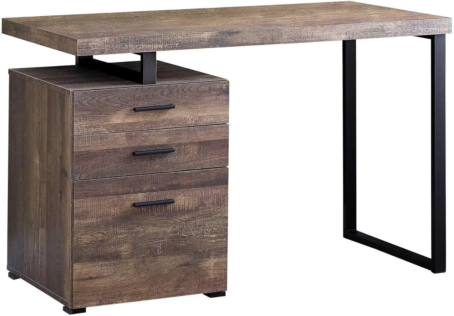 Desk Setup L Shaped - Bureau d'ordinateur avec armoire à dossiers
