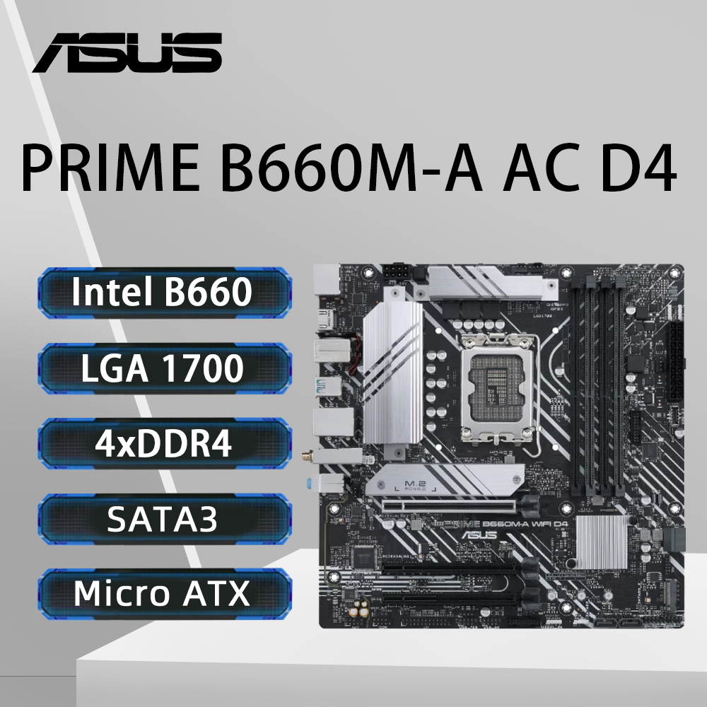 Intel Cpu Core I9 - Carte mère ASUS PRIME B660M-A AC