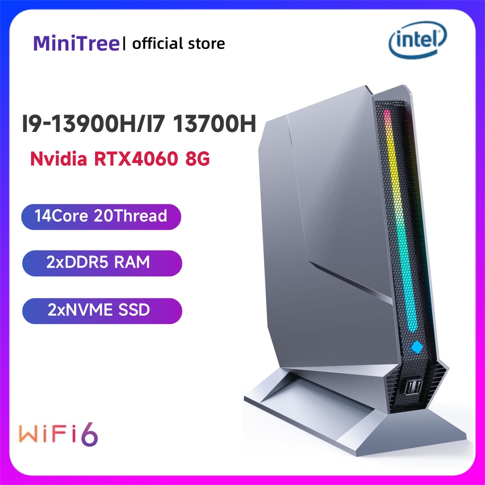 Intel Cpu Core I9 - Mini PC de jeu de bureau,