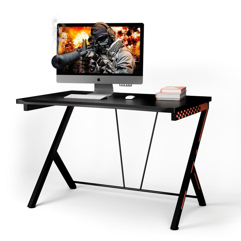 Desk Setup L Shaped - Bureau d'ordinateur ergonomique moderne, plateau en