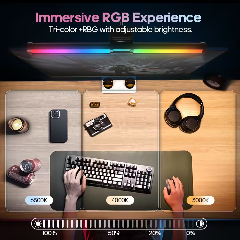 Barre d'éclairage suspendue po - Led Desk Light Usb avis et prix