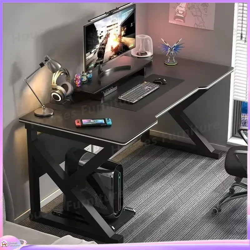 Bureau de jeu en métal noir po - Desk Setup L Shaped avis et prix