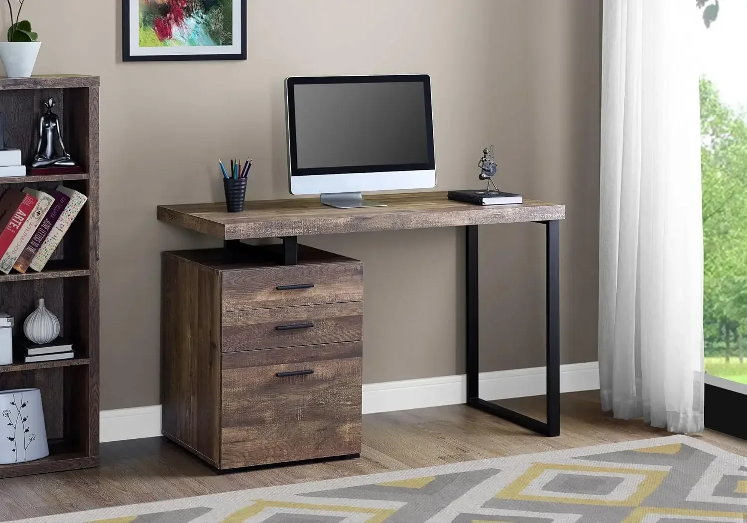 Bureau d'ordinateur avec armoi - Desk Setup L Shaped avis et prix