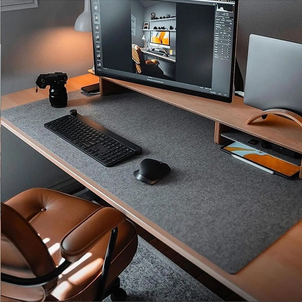Tapis de bureau en feutre pour - Desk Setup Rug avis et prix
