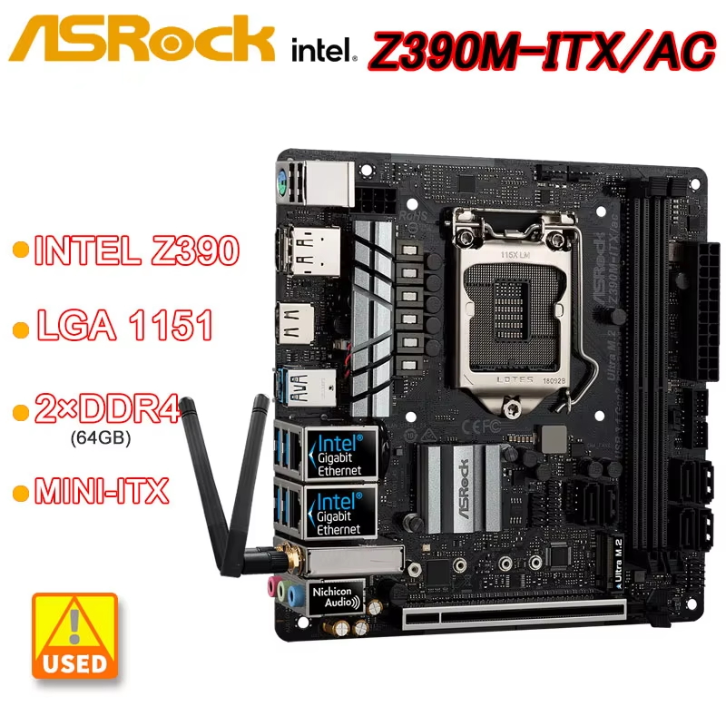 Carte mère Asrock Z390M-ITX/AC - Intel Cpu Core I9 avis et prix