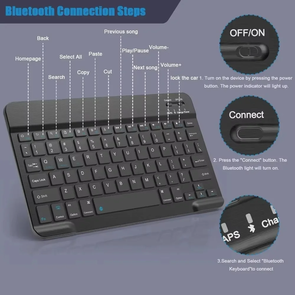 Clavier Bluetooth pour iPad 10 - Desk Setup Ipad avis et prix