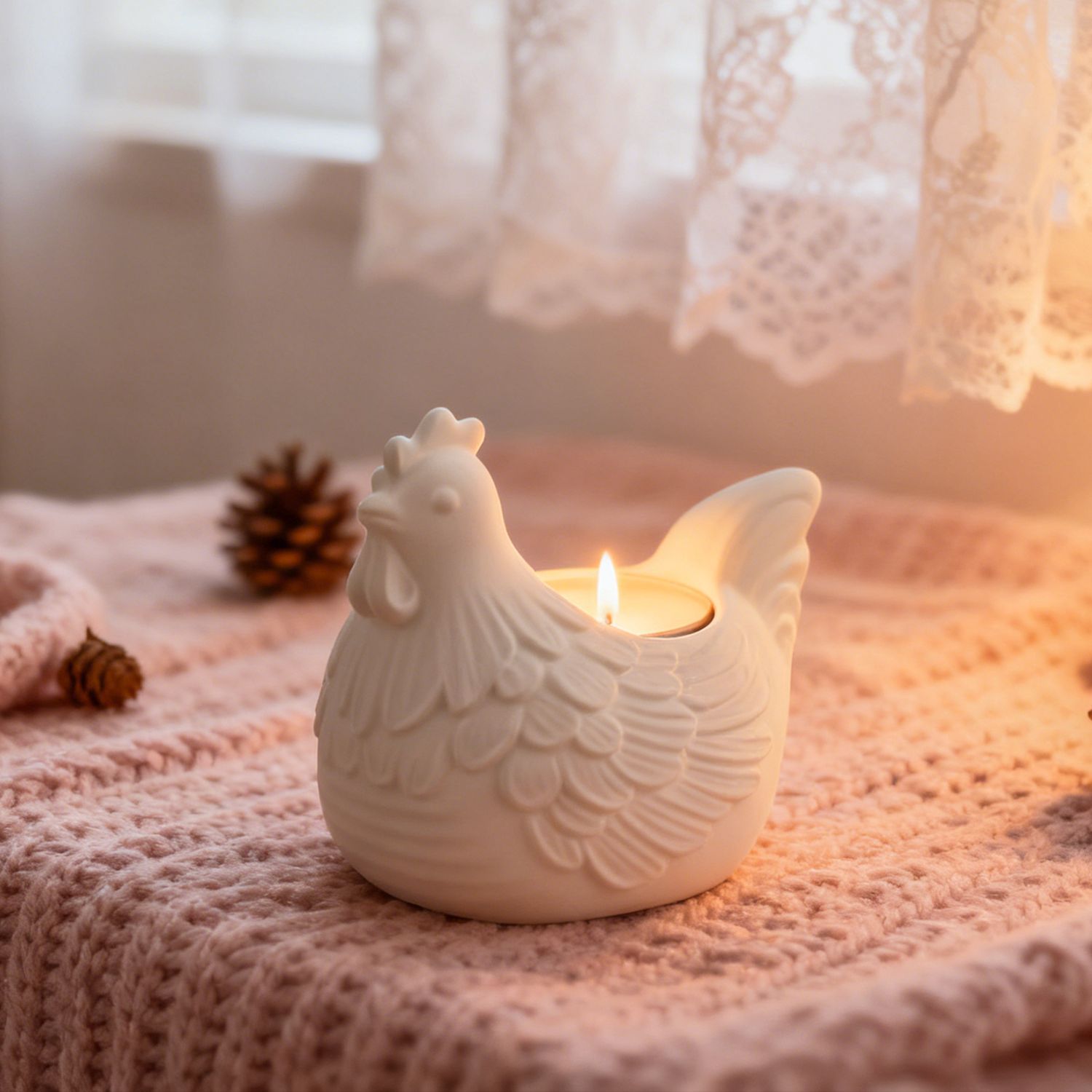 Bougeoir 3D petit poulet, moul - Desk Setup Organization avis et prix