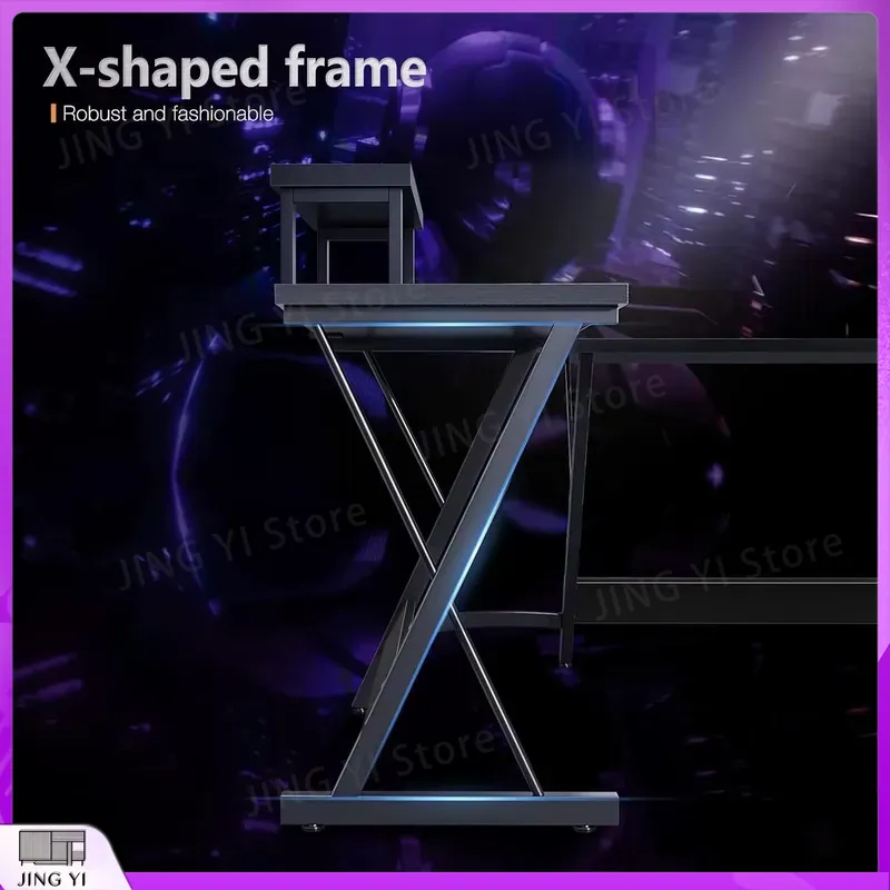 Bureau de jeu en forme de L av - Desk Setup L Shaped avis et prix