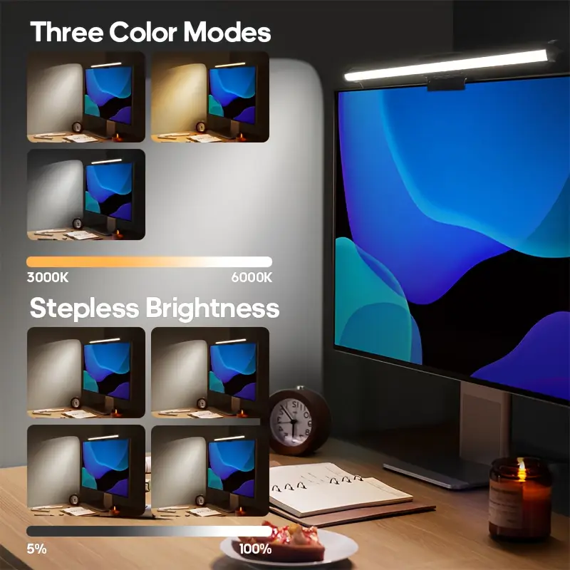 Lampe de bureau LED USB, lumiè - Led Desk Light Usb avis et prix