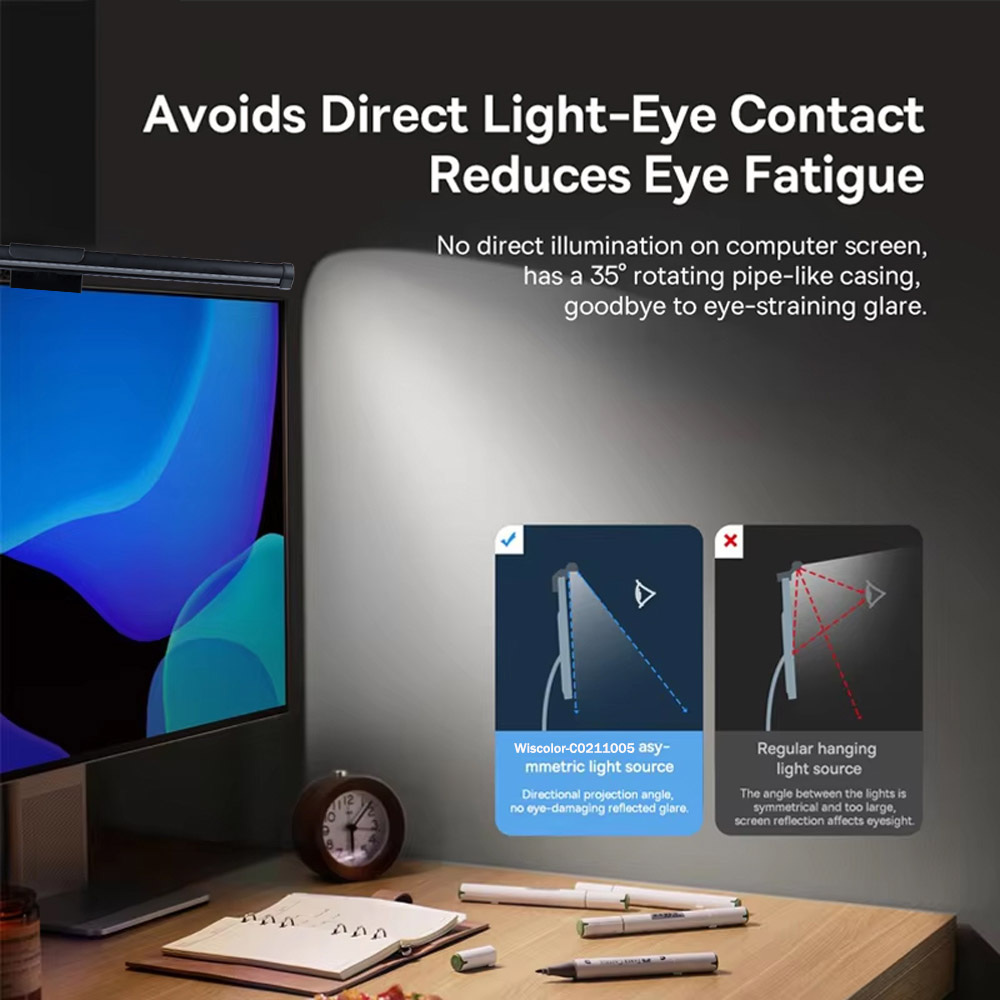 Wiscolor LED écran moniteur su - Led Desk Light Usb avis et prix