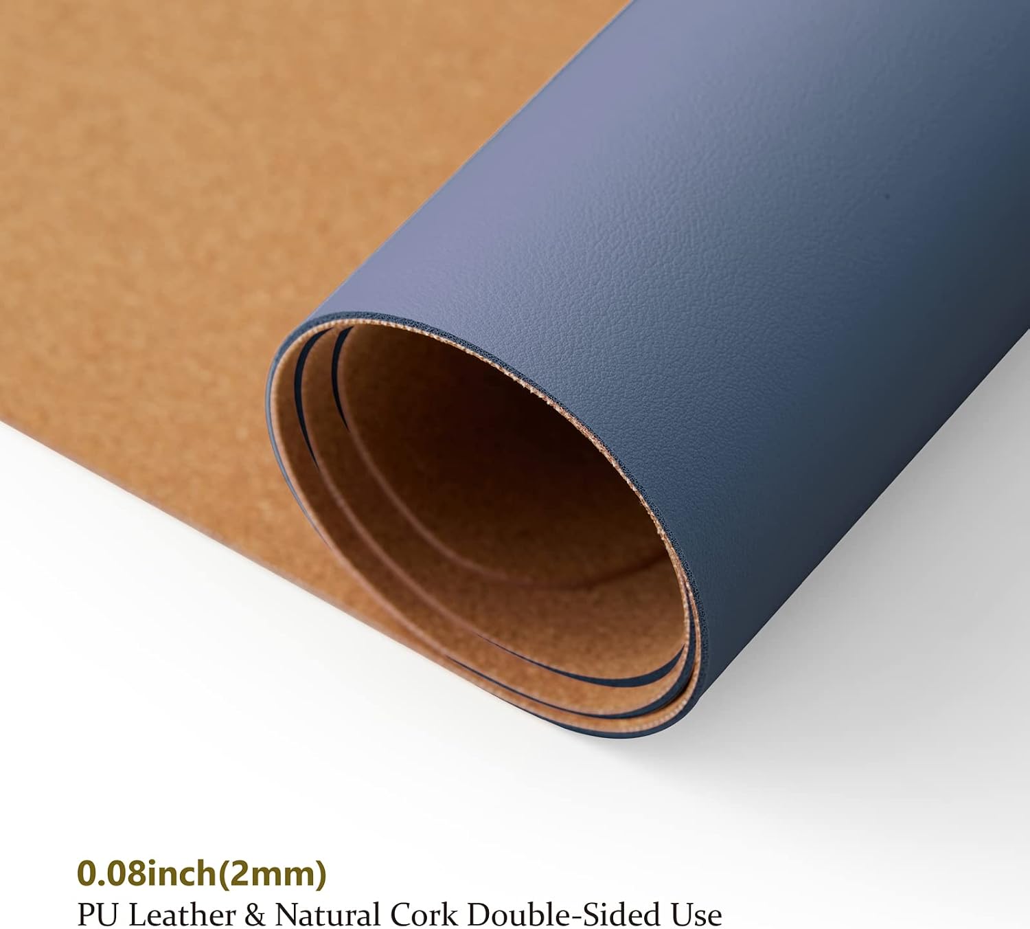 Tapis de bureau en liège doubl - Desk Pad Leather Large avis et prix