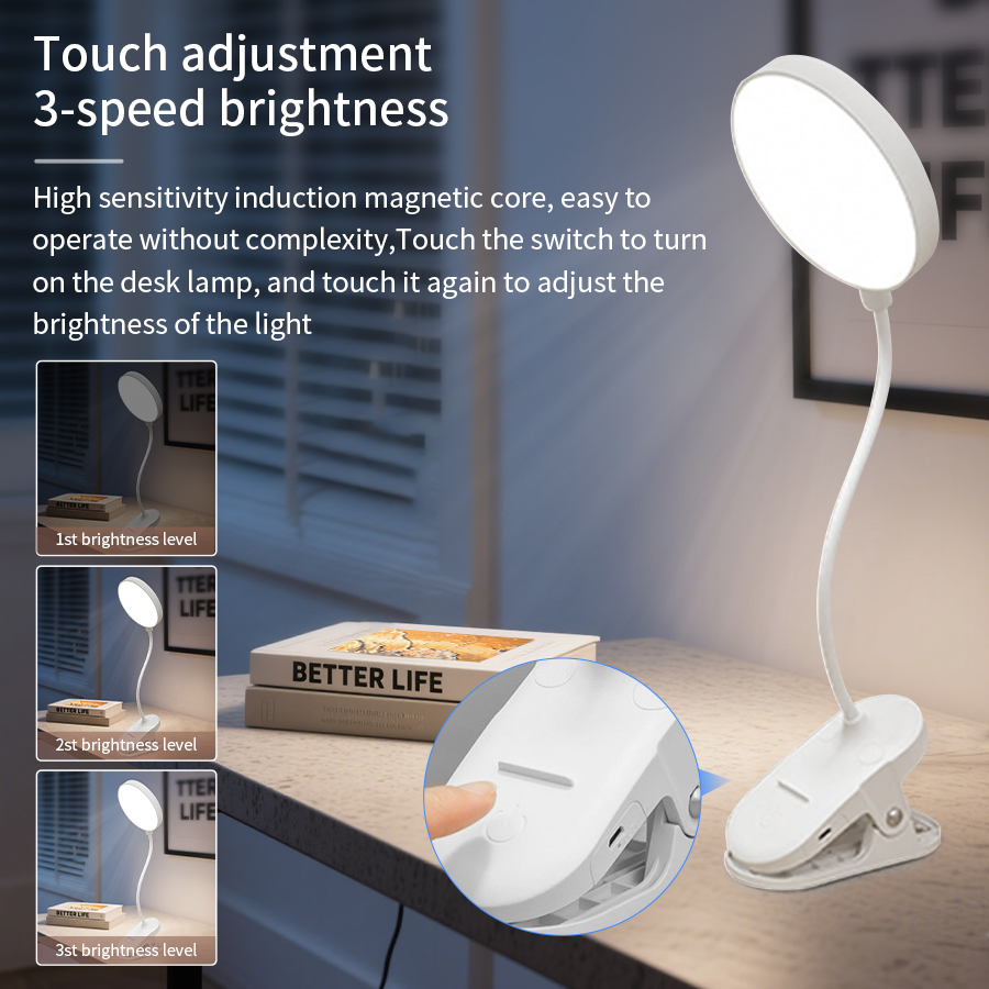 Lampe de bureau à clip LED 360 - Led Desk Light Usb avis et prix