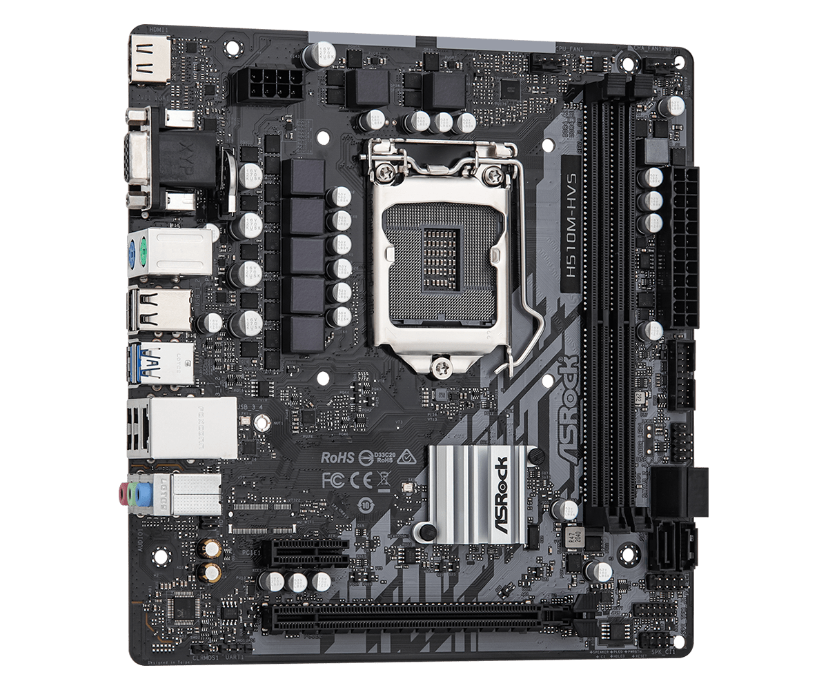 Carte mère ASROCK H510M-HVS R2 - Intel Cpu Core I9 avis et prix