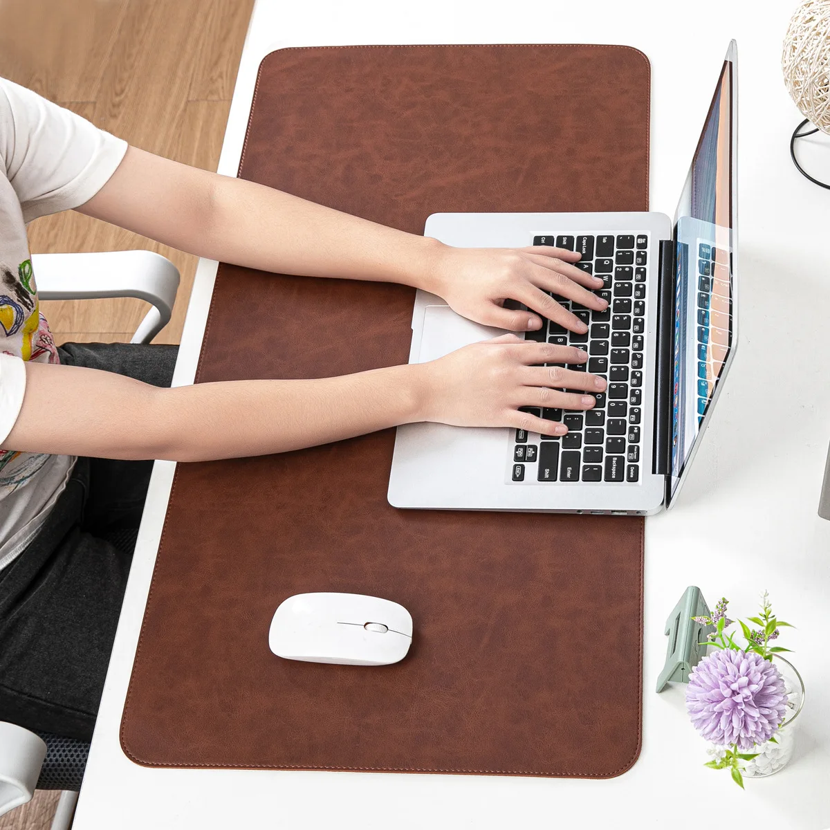Tapis de bureau imperméable en - Desk Pad Leather Large avis et prix