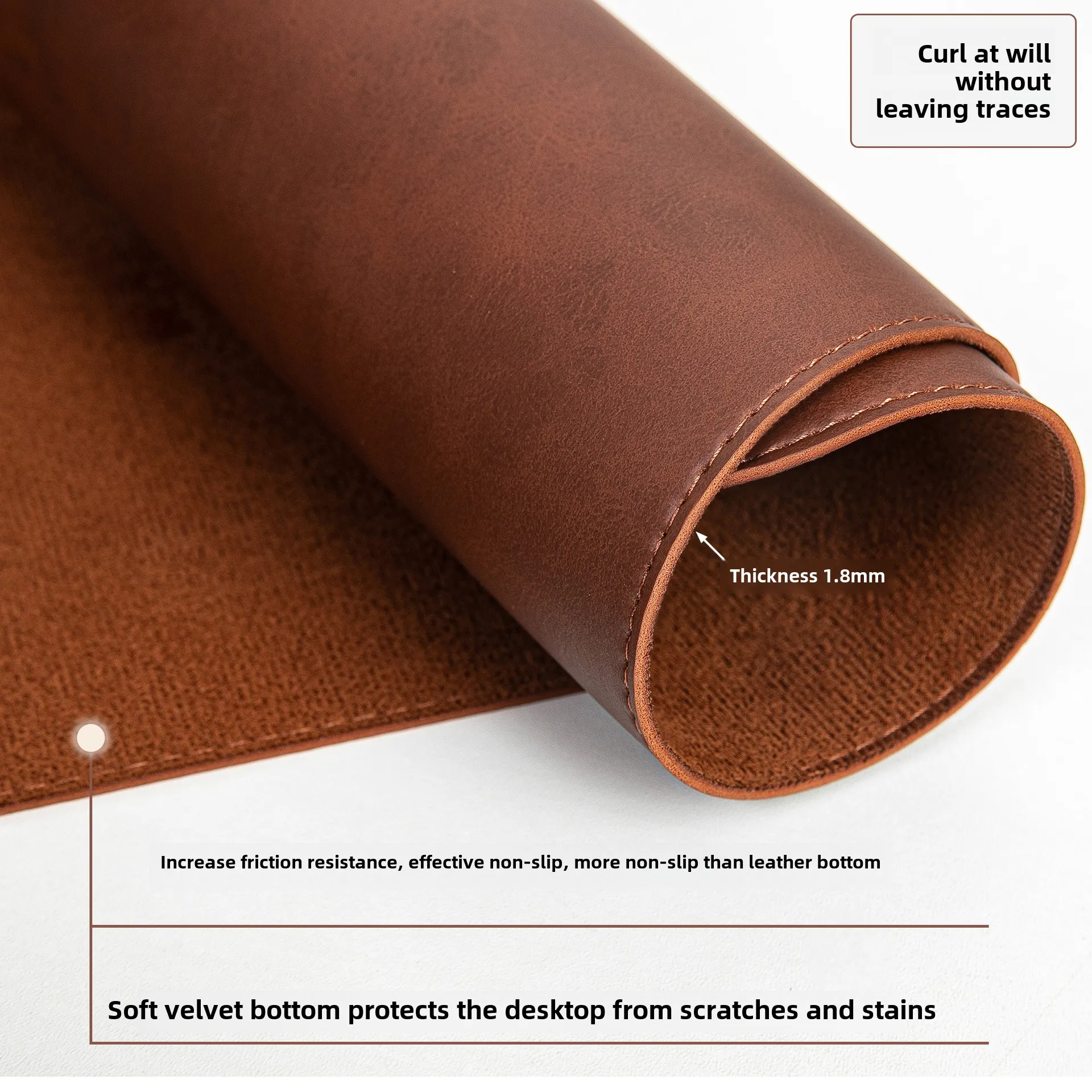 Tapis de bureau imperméable en - Desk Pad Leather Large avis et prix