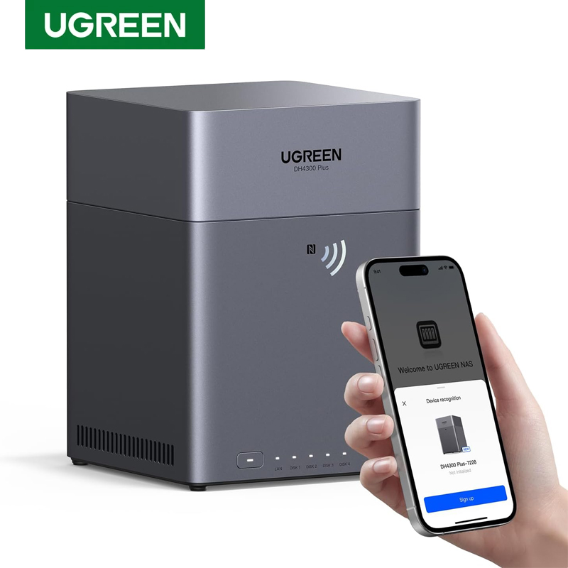 UGREEN NAS DH4300 Plus Capacit - Desk Setup Organization avis et prix