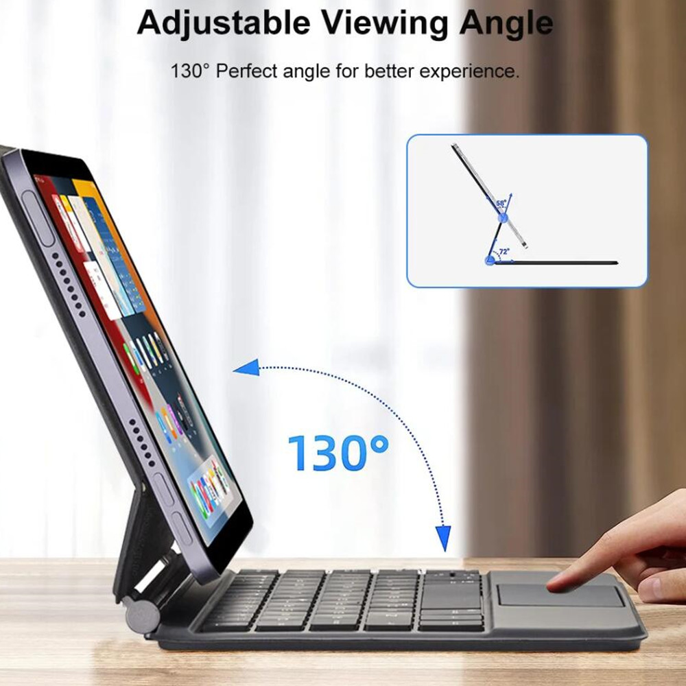 Étui tactile avec clavier magi - Desk Setup Ipad avis et prix